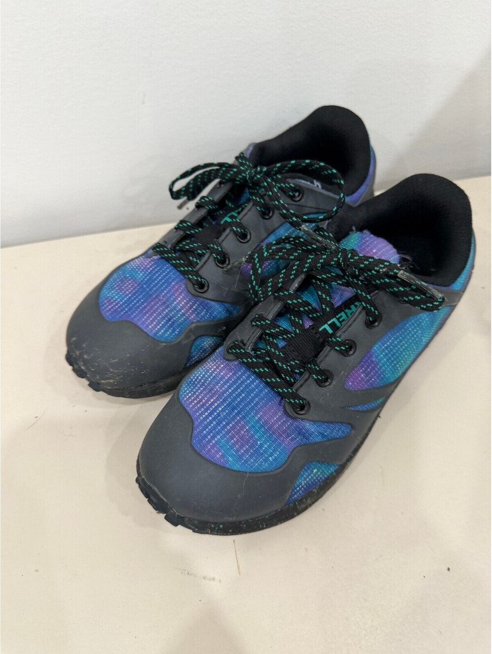 Merrell Trail Running Shoes in Blue and Black, Kids 1 - Picture 4 of 10